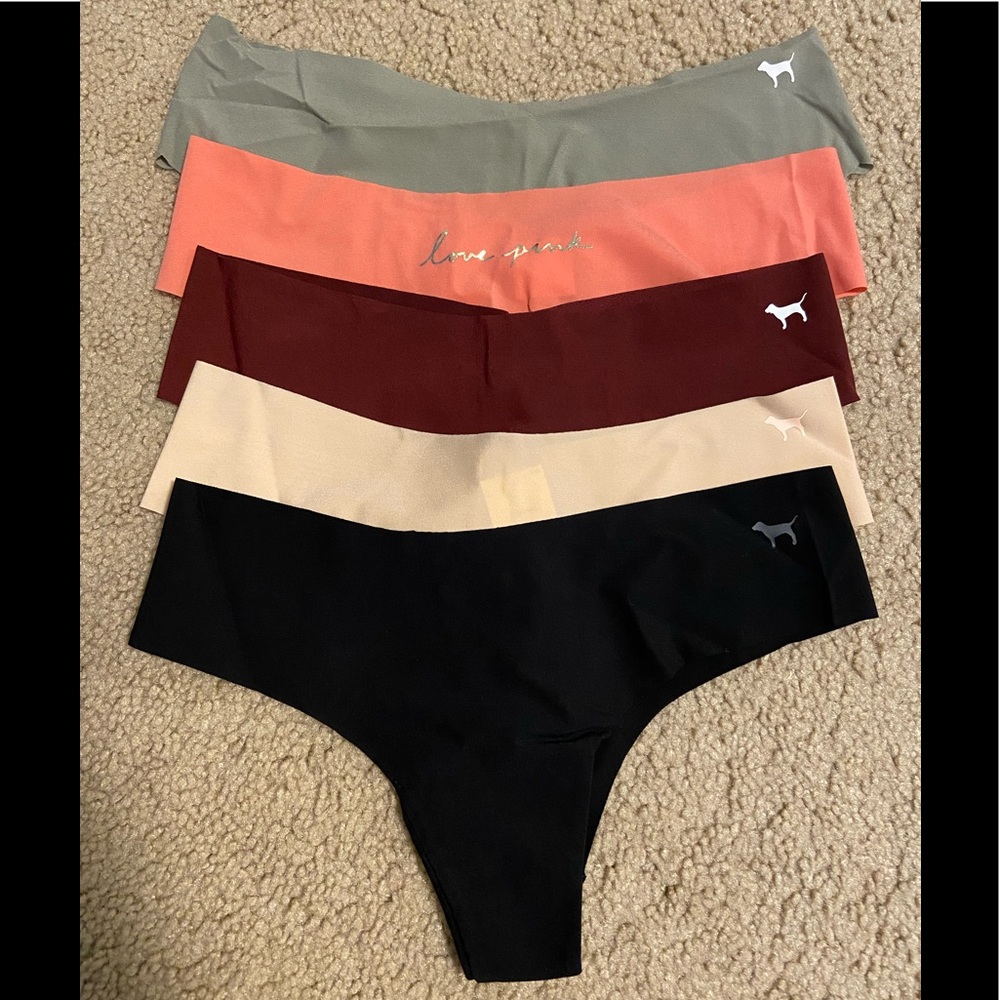 Victoria’s Secret Pink no-show thong panties